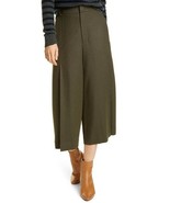 NWT VINCE pleated 00 soft flannel culottes pants mineral pine army green... - $205.56 CAD