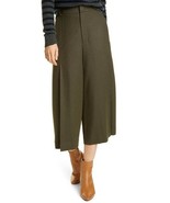 NWT VINCE pleated 00 soft flannel culottes pants mineral pine army green... - £120.18 GBP