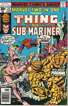 Marvel Two-In-One Comic Book #28 The Thing and Sub-Mariner Marvel 1977 VERY GD+ - £1.77 GBP