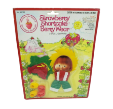 Vintage 1981 Strawberry Shortcake Berry Wear 2 Doll Outfits In Package Nos Moc - £51.42 GBP