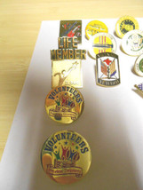 LOT OF 25  COLLECTOR ORG VINTAGE MISC. MILITARY PINS - AIR FORCE, ARMY, ... - $34.99