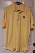 Vintage Ralph Lauren Polo Golf SS Kapalua Mens Yellow Sz L  Made in USA - £21.44 GBP