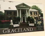 Elvis Presley Graceland Postcard With Plaque In Corner - $3.46