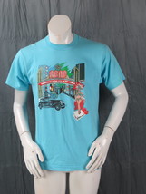 Vintage Graphic T-shirt - Reno Glitter Graphic Screen Stars - Men&#39;s Large  - £38.39 GBP