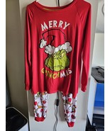 The Grinch Christmas Unisex Pajama Set. Long Sleeve/Pants. Size S 4/6 - $14.84