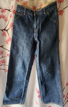 GAP Boy&#39;s Carpenter Dark wash Jeans Size 14 Regular - £31.98 GBP