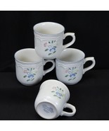 Hearthside Floral Expressions Stoneware Cups Mugs Lot of 4 - £7.70 GBP