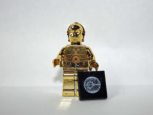 Mbricks C3PO Droid Gold Chrome Star Wars Minifigure Toys Collection - £6.35 GBP