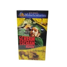 Scream and Scream Again VHS 2000 Vincent Price Peter Cushing Horror SEALED - £27.47 GBP