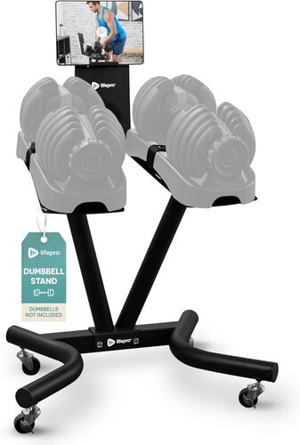 Lifepro PowerFlow Pro Adjustable Dumbbell Stand - Black (Open Box) - $98.99 Lifepro PowerFlow Pro Adjustable Dumbbell Stand - Black (Open Box) - $98.99