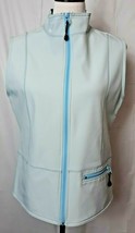 Ladies Vest Powder Blue Woolrich Size M Lightweight Windbreaker Zipper P... - $16.88
