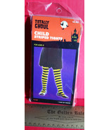 Fashion Holiday Child Accessory Large Yellow Striped Tights Halloween Co... - £3.72 GBP