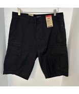 NEW Levi&#39;s Men Shorts 31 Black Carrier Cargo Pockets Ripstop High Rise NWT - €20,09 EUR