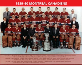 MONTREAL CANADIENS 1959-60 8X10 TEAM PHOTO HOCKEY NHL PICTURE STANLEY CU... - $4.94