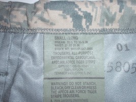 USAF US Air Force APECS goretex (TM) trousers, Small-Long, Tennier 2008 - £39.82 GBP