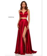 Sherri Hill Red Prom Dress, Style 52488, Size 0 - $5,637.46 MXN