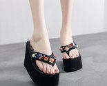 Ond flip flops large size pantoufle femme comfortable wedges wear sandals slippers thumb155 crop
