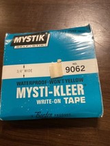 Vtg NEW/SEALED BORDEN MYSTIK SELF-STIK MYSTI-KLEER WATERPROOF TAPE 3/4&quot;x... - $39.60