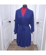 NEW Soma Robe Navy Blue SIze S/M small medium coordinating Short Kimono ... - $51.94 CAD