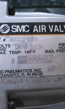 Smc HUS3135-03090 Air Valve, 3/8 Ports, 150PSI, 120 Volt - $129.95