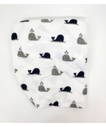 American Baby Whale Cotton Jersey Knit Fitted Bassinet Sheet 17&quot; x 27&quot;  B79 - $190.20 MXN