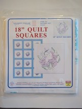 Jack Dempsey Needle Art 6 18x18 In Quilt Squares Item 732 Pattern 267 Lilac New - £14.88 GBP
