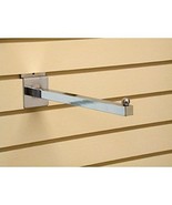 Only Hangers Chrome Faceout Square Tube 12&quot; For Slatwall  24 pcs - $100.23