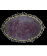 VTG Matson Gold Ormolu Bird Dogwood Vanity Mirror Tray 21.5&quot; x 14.5” As-... - $40.05 CAD