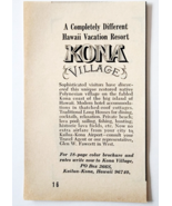 1969 Kona Villages Hawaii Advertisement Vintage Hotel Resort Travel G2B - $28.01 CAD