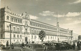 RCCP Mexico Postcard Da133 Palacio Nacional National Palace 1945 Old Cars - $7.43