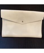 Glass Ladder &amp; Co Megan Portfolio Clutch Dove Gray NWT - €20,38 EUR