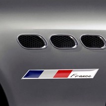 France Flag Emblem  Car Sticker 3D Aluminum Auto Motorbike Decal for  206 306 30 - £34.72 GBP