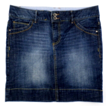 Tommy Hilfiger Women&#39;s Denim Jean Skirt Size 8 Knee Length (18&quot; Length) - £15.53 GBP