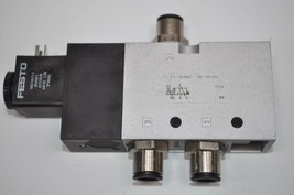 Festo VVUVS-L30-M32C-MD-G38-F8 Solenoid Valve w/ 24VDC VACF-B-C1-1 Coil - $46.13