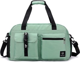 Small Travel Duffle bag Women men Gym bags with Wet Pocket Shoe Compartment Work - £36.61 GBP