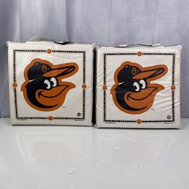 Baltimore Orioles Lot x 2 MLB Stadium Seat Cushions WinCraft 2012 13&quot;x13... - $26.29