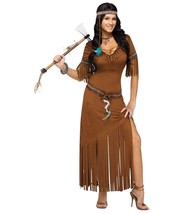 Fun World - Indian Summer -  Adult Costume - Wild West - Brown - Medium/... - £31.89 GBP