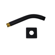 Brizo RP74448BL Essential 7&quot; Linear Square Shower Arm and Flange - Matte... - $65.90