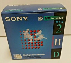 Sony Micro Floppy Disk Double Sided 3.5&quot; 13 Pack 10MFD-2HD 1.44MB - NEW-... - $10.39