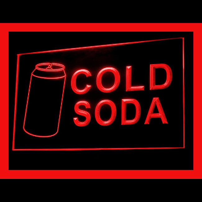 110183B Cold soda sport drink cafe store Yummy Sodas Cool Display LED Li... - $21.99