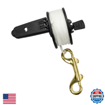 Scuba Choice Finger Spool Reel w/ Foldable Handle - 150ft Yellow Line - $34.08