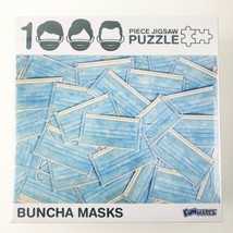 Buncha Masks 27&quot; x 19&quot; Jigsaw Puzzle, 1000 Pieces - $29.94