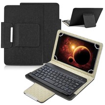 Universal 8.0 Inch Android Tablet Case With Keyboard, Removable Wireless Bluetoo - £37.60 GBP