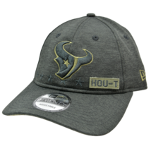 Houston Texans New Era 9TWENTY NFL Football Salute to Service Adjustable Hat - £21.22 GBP