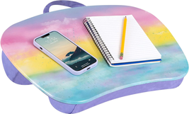 Mystyle Portable Lap Desk with Cushion - Sunset Watercolor - Fits up to 15.6 Inc - £20.96 GBP