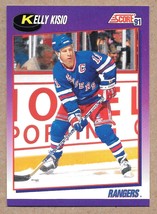 1991-92 Score American #288 Kelly Kisio New York Rangers - £1.46 GBP