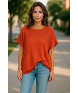 Vila Milano Knit Compression Natural Stretch Sweater Color-Mango XL - €25,36 EUR