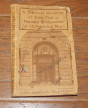 ANTQ G. Schirmer NYC NO Advertise Booklet 1905 Pocket Manual RARE! Music... - $212.04 MXN