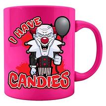 Scary Clown I Have Candy Candies - Colored Mug - $29.69