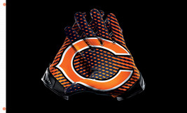 Chicago Bears Football Team Memorable Flag 90x150cm 3x5ft GLOVES Best Ba... - $13.60